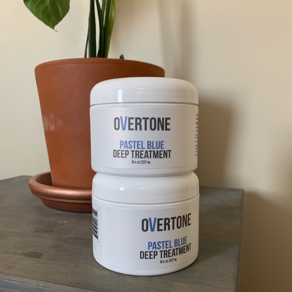 Overtone pastel blue deep treatment